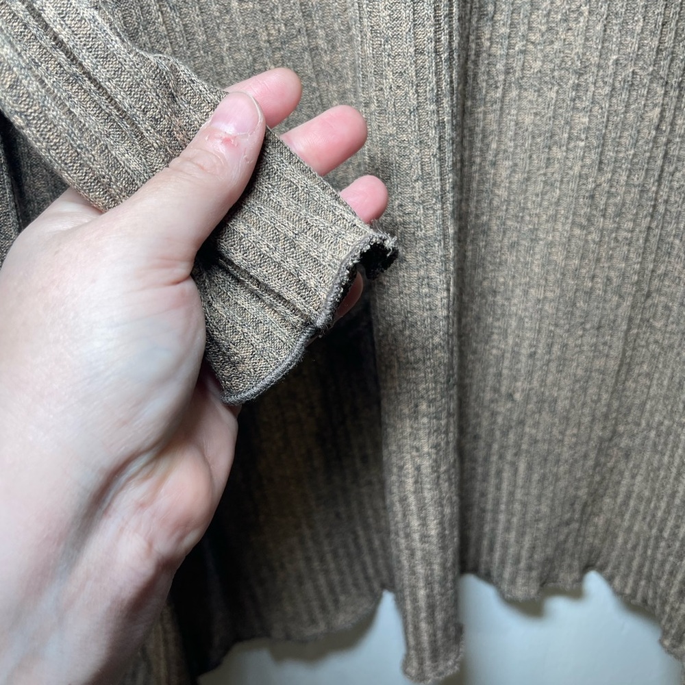 See You Monday Women's Brown Open Front Cardigan - Picture 4 of 8